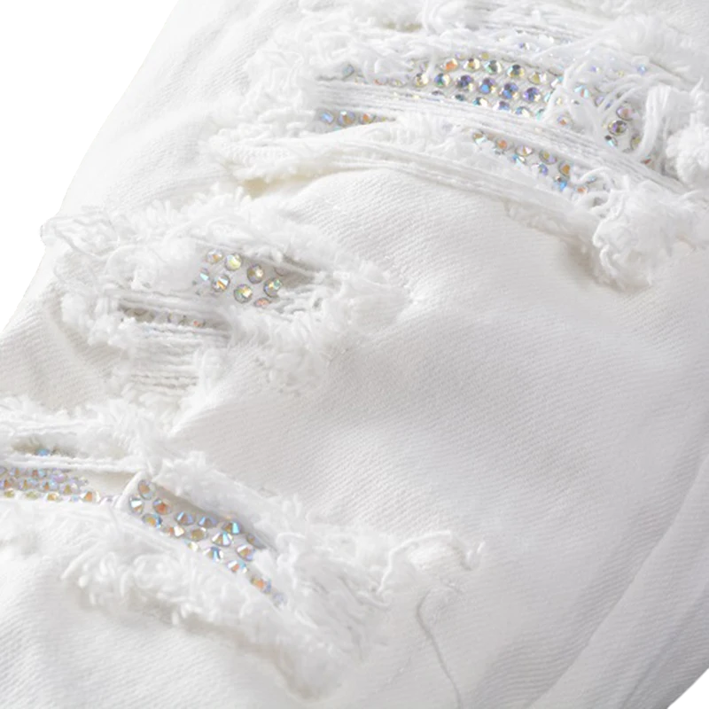 White Crystal Jeans