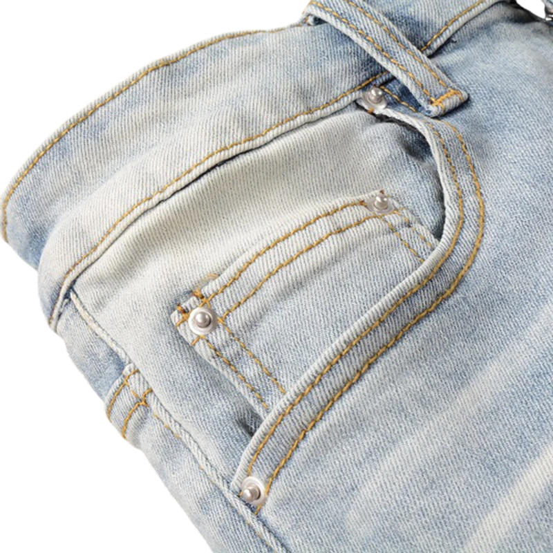 Crystal Jeans Streetwear Skinny