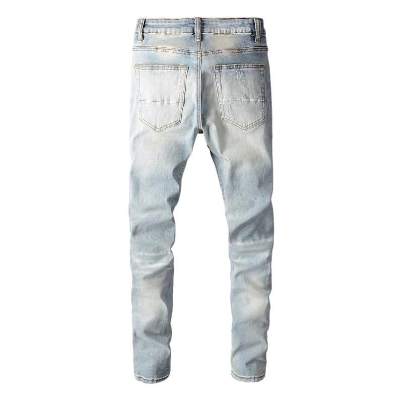 Crystal Jeans Streetwear Skinny