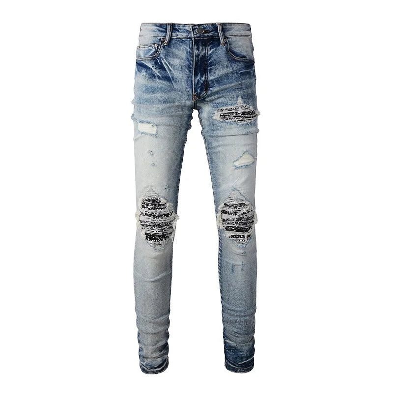 Paisley Bandana Jeans
