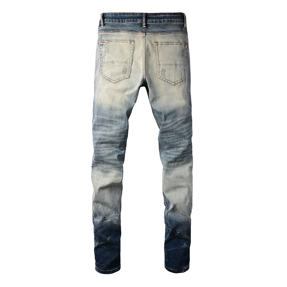 Crystal Patch Denim Jeans