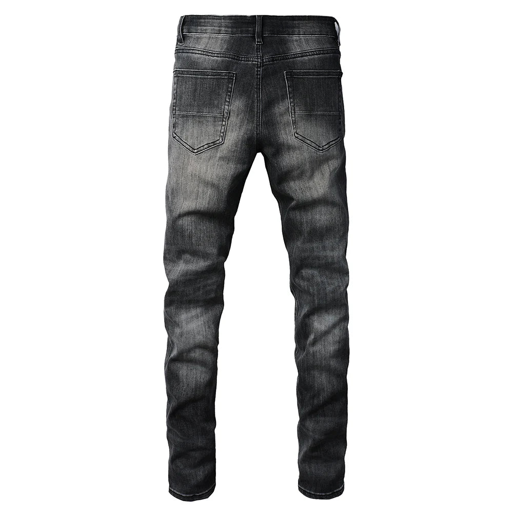 Crystal Stretch Denim Jeans