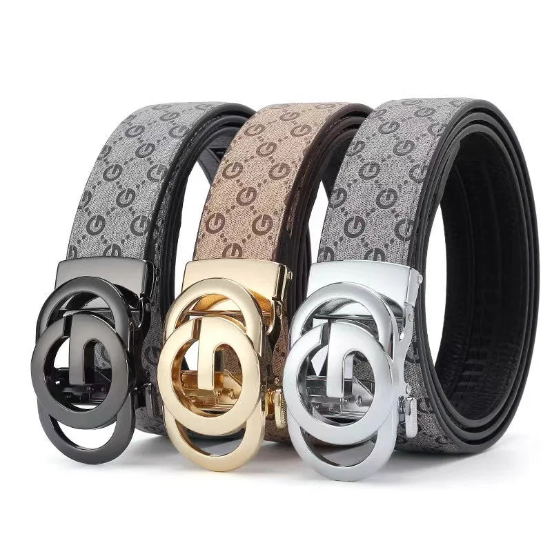 Genuine Black Leather Belt