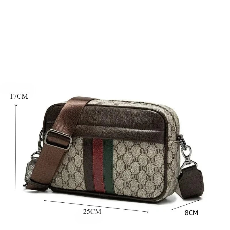 Crossbody Bag Men Shoulder Square Sling