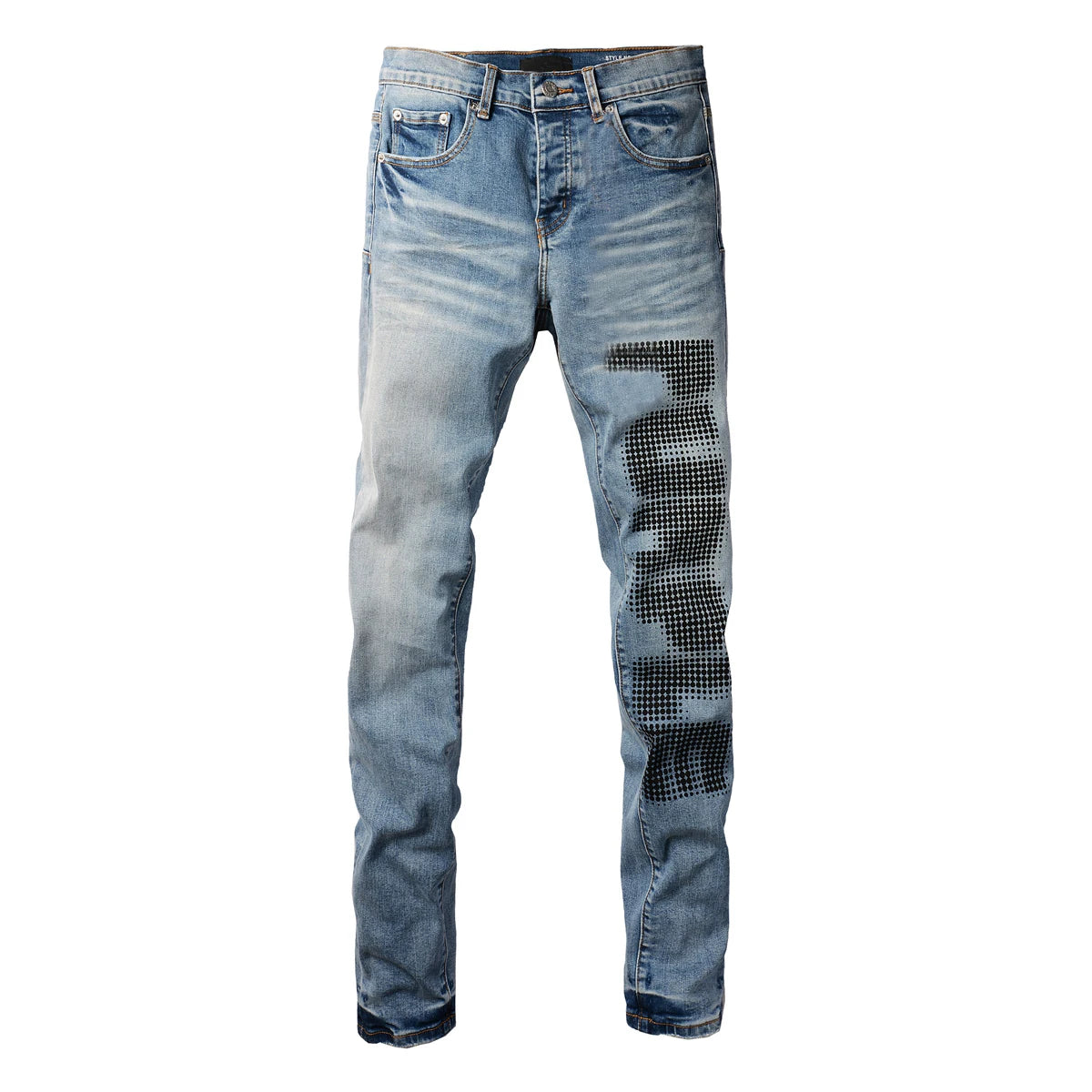 Letters Fashion Jeans
