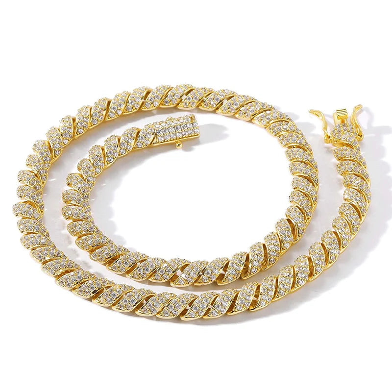 CZ Stone Paved Bling Iced Out