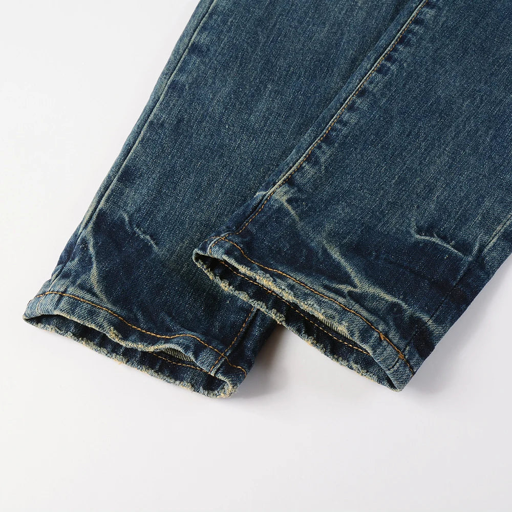 Ripped Denim Jeans Blue
