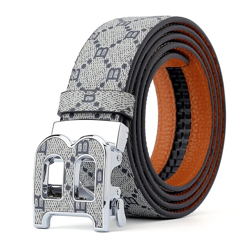 Leather Business Black Belt