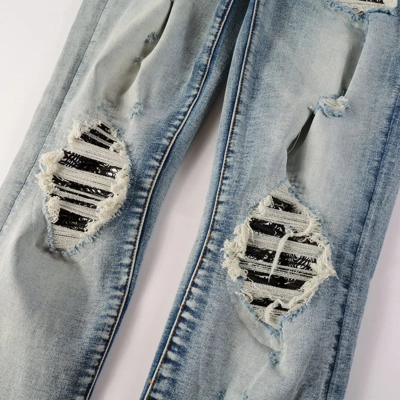Paisley Bandana Jeans