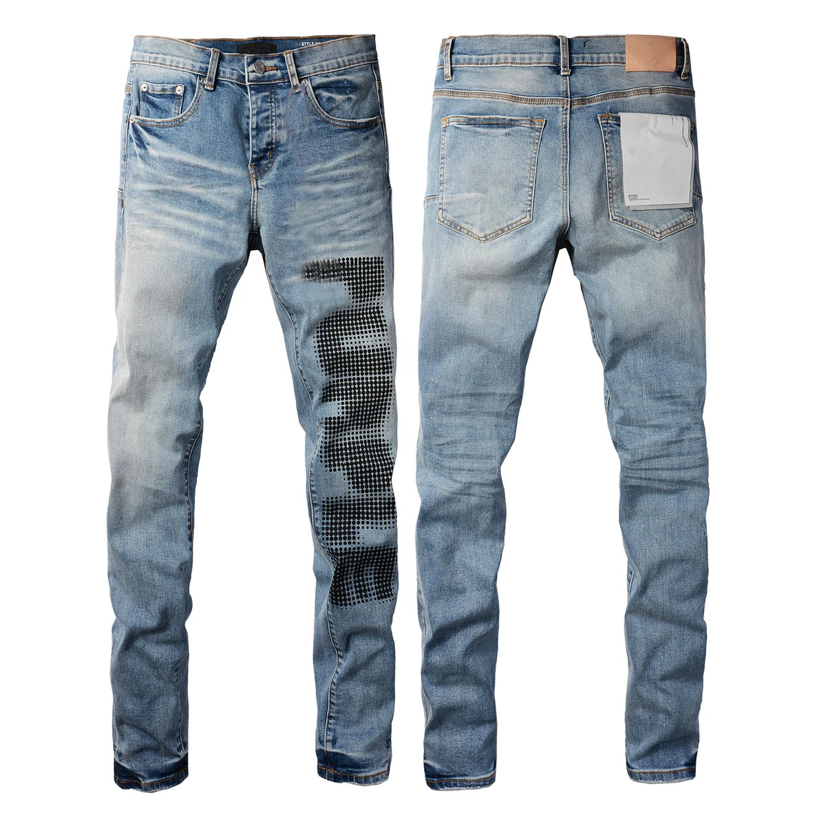 Letters Fashion Jeans