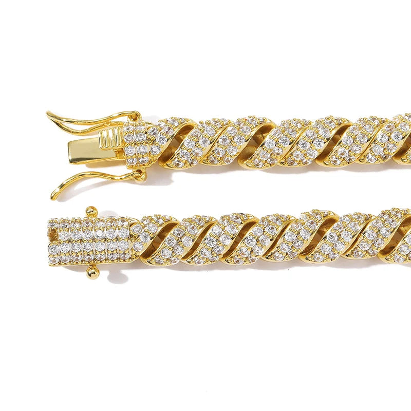 CZ Stone Paved Bling Iced Out