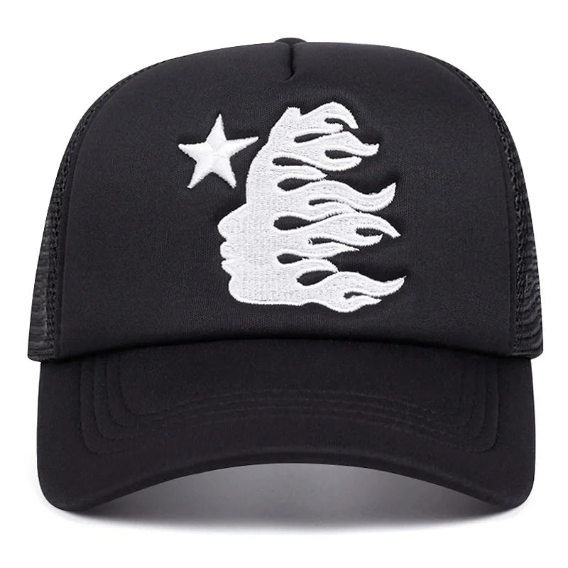 Embroidered Side Face Cap