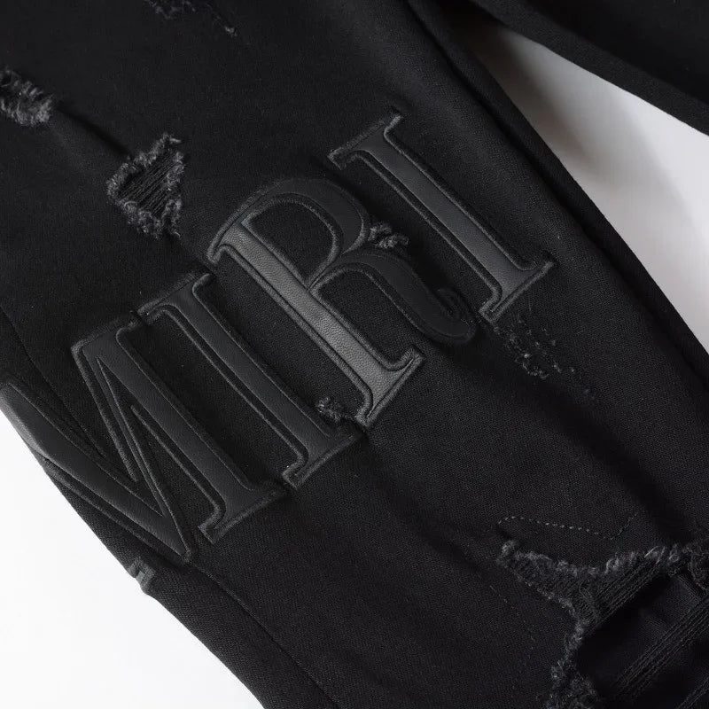 Trendy Embroidered Jeans