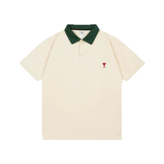 Casual Style Apricot Polo