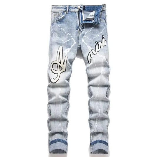Washed Denim Jeans