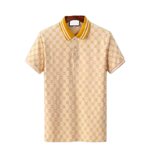 Casual Yellow Polo Shirt