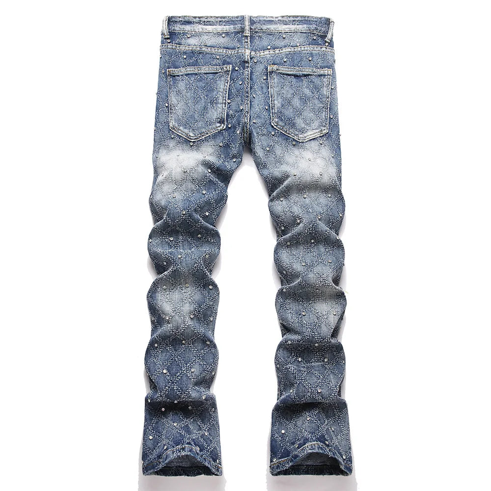 Crystal Boot Cut Denim Jeans