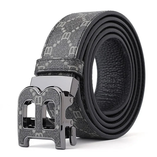 Leather Business Black Belt