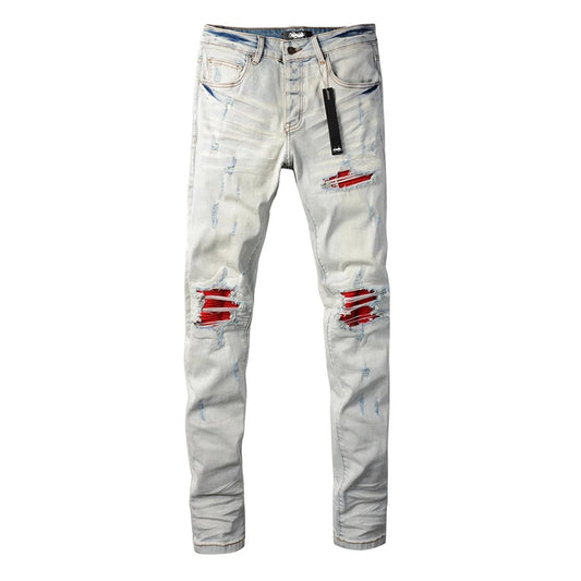 Red Patch Jeans