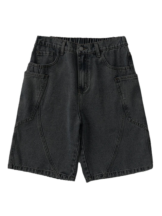Denim Cargo Shorts