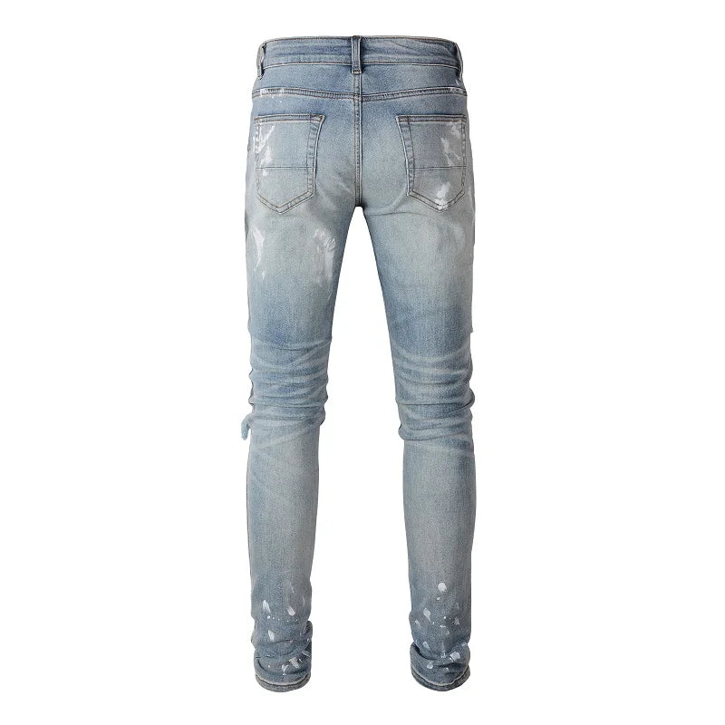 Crystal Stretch Denim Jeans