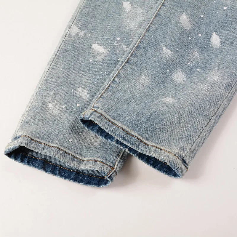 Crystal Stretch Denim Jeans