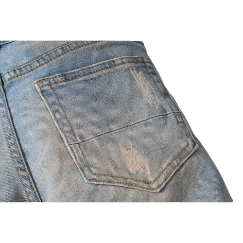 Crystals Patchwork Jeans