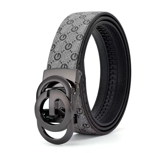Genuine Black Leather Belt