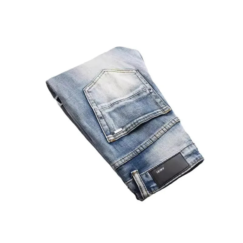 Trendy Embroidered Jeans