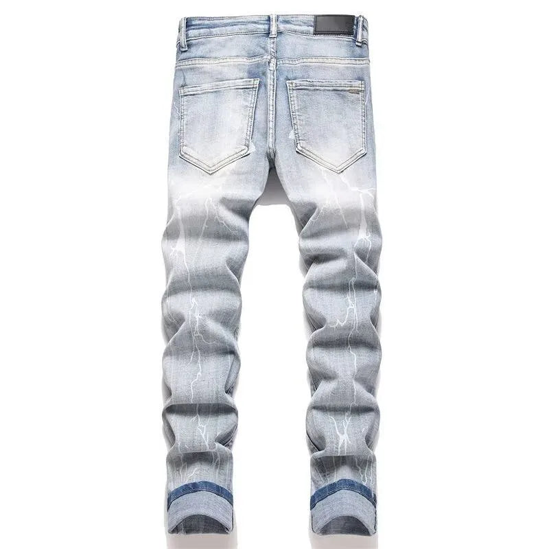 Washed Denim Jeans