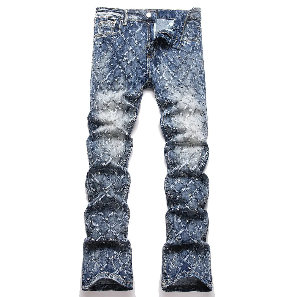 Crystal Boot Cut Denim Jeans