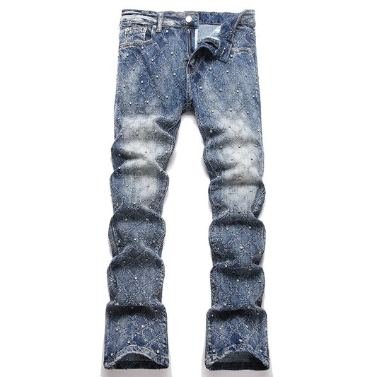 Crystal Boot Cut Denim Jeans