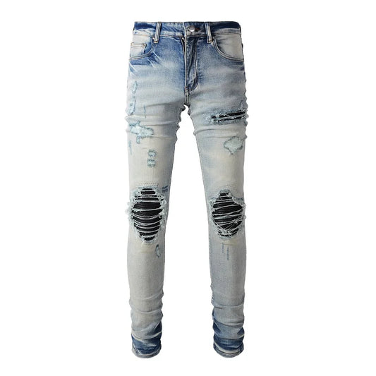 Holes Black Ripped Jeans
