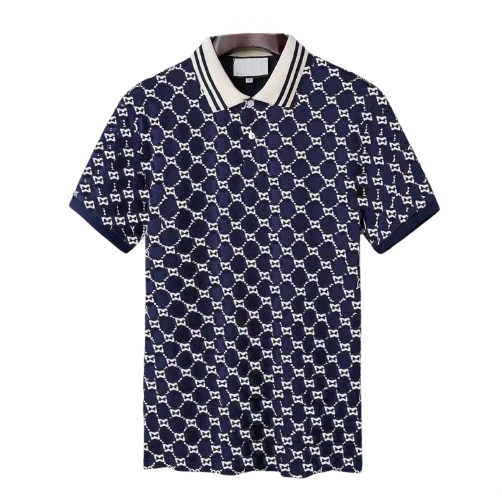 Casual Blue Polo Shirt