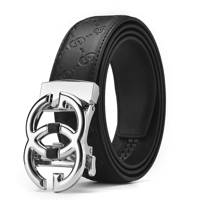 Double G Silver Belt