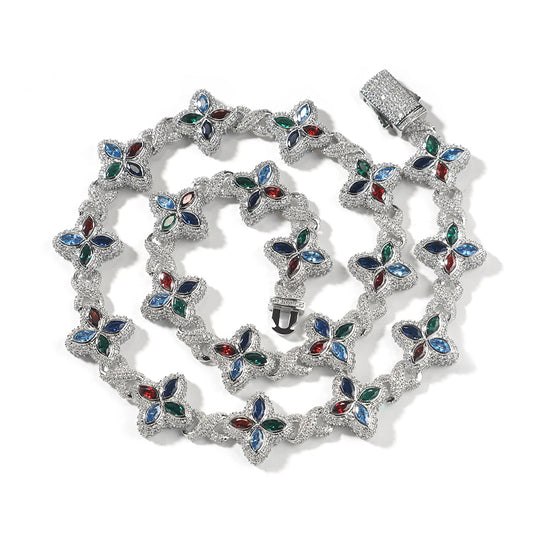 Zirconia Clover Chain